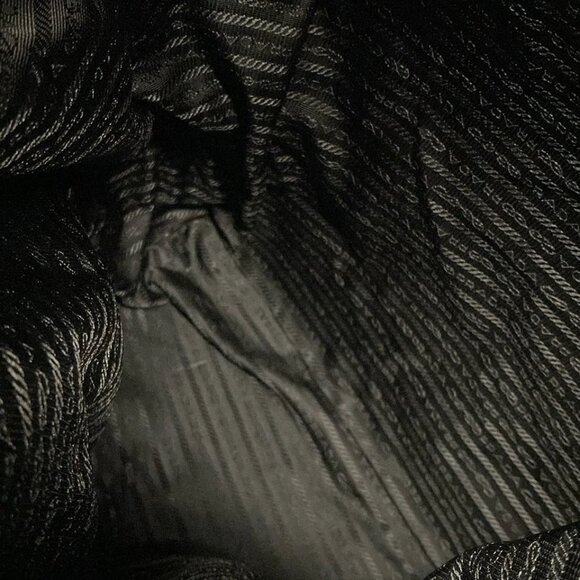 PRADA - Black Nylon Saffiano Leather Backpack 656-073125 - Picture 11 of 13